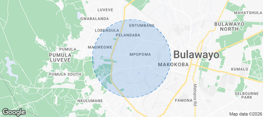 Bulawayo Province Airbnb map